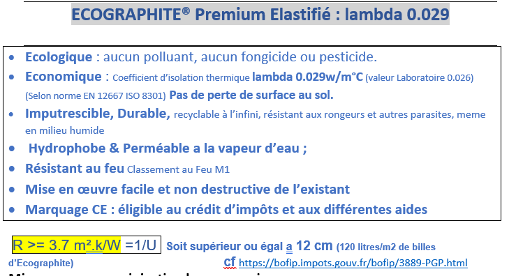 isolation en vrac Ecographite, isolation par injection, isolation combles, isolation vide sanitaire, isolation murs, isolation chalets,