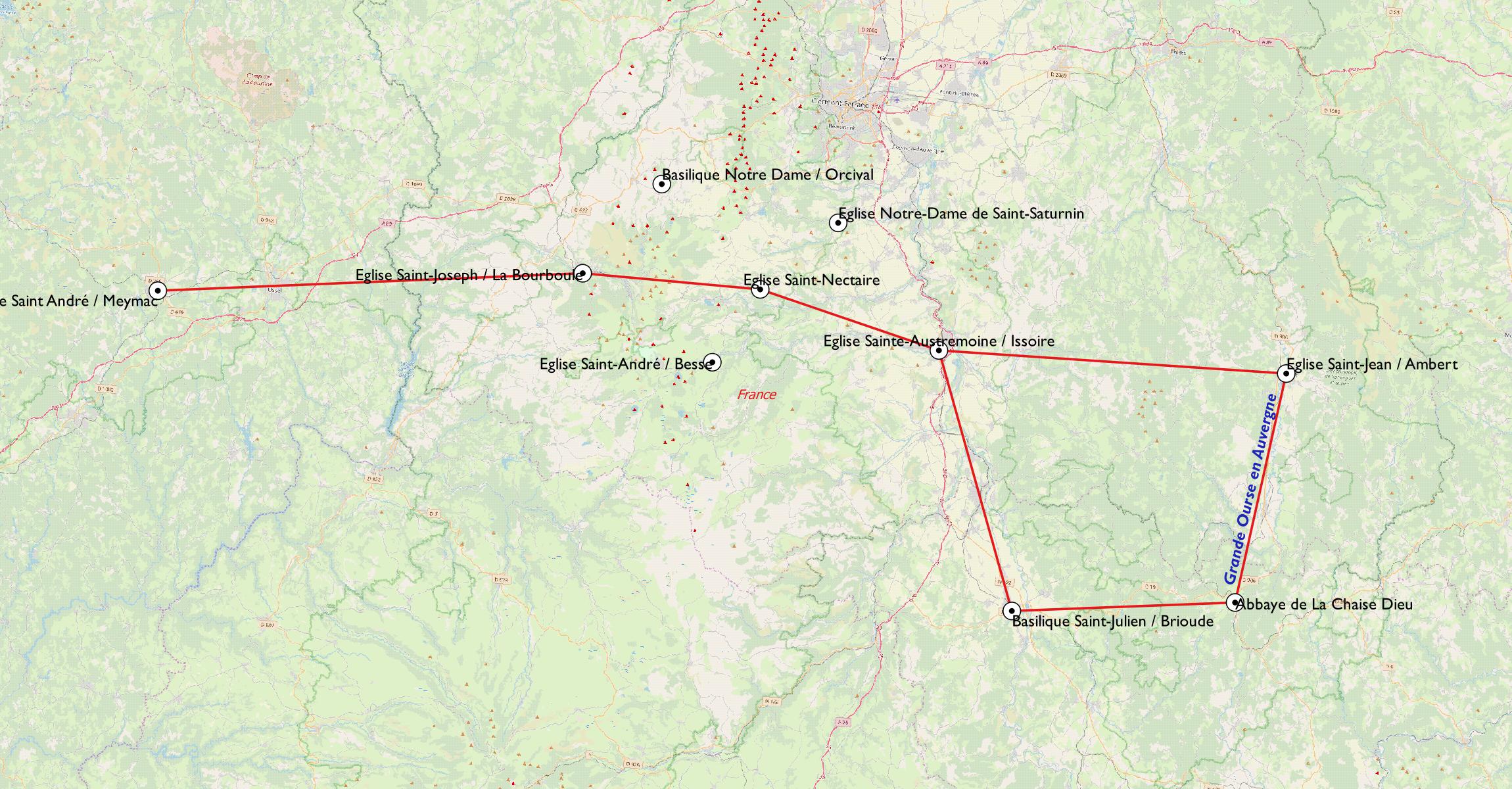Constellation de la Grande Ourse auvergnate