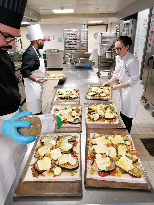 Preparation entree collectif