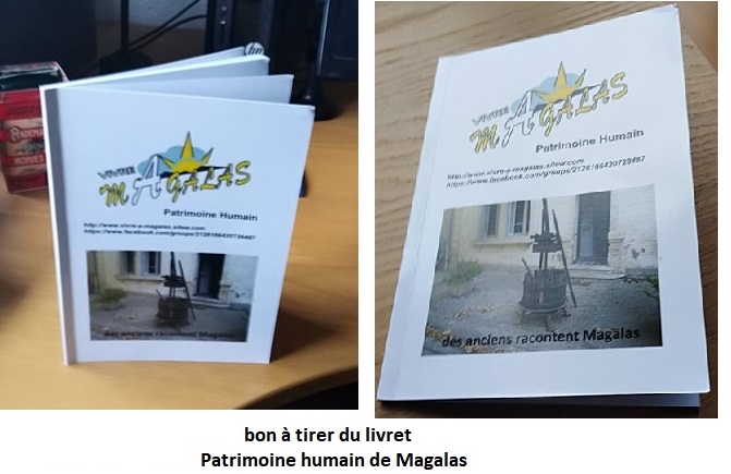Livret Patrimoine humain de Magalas