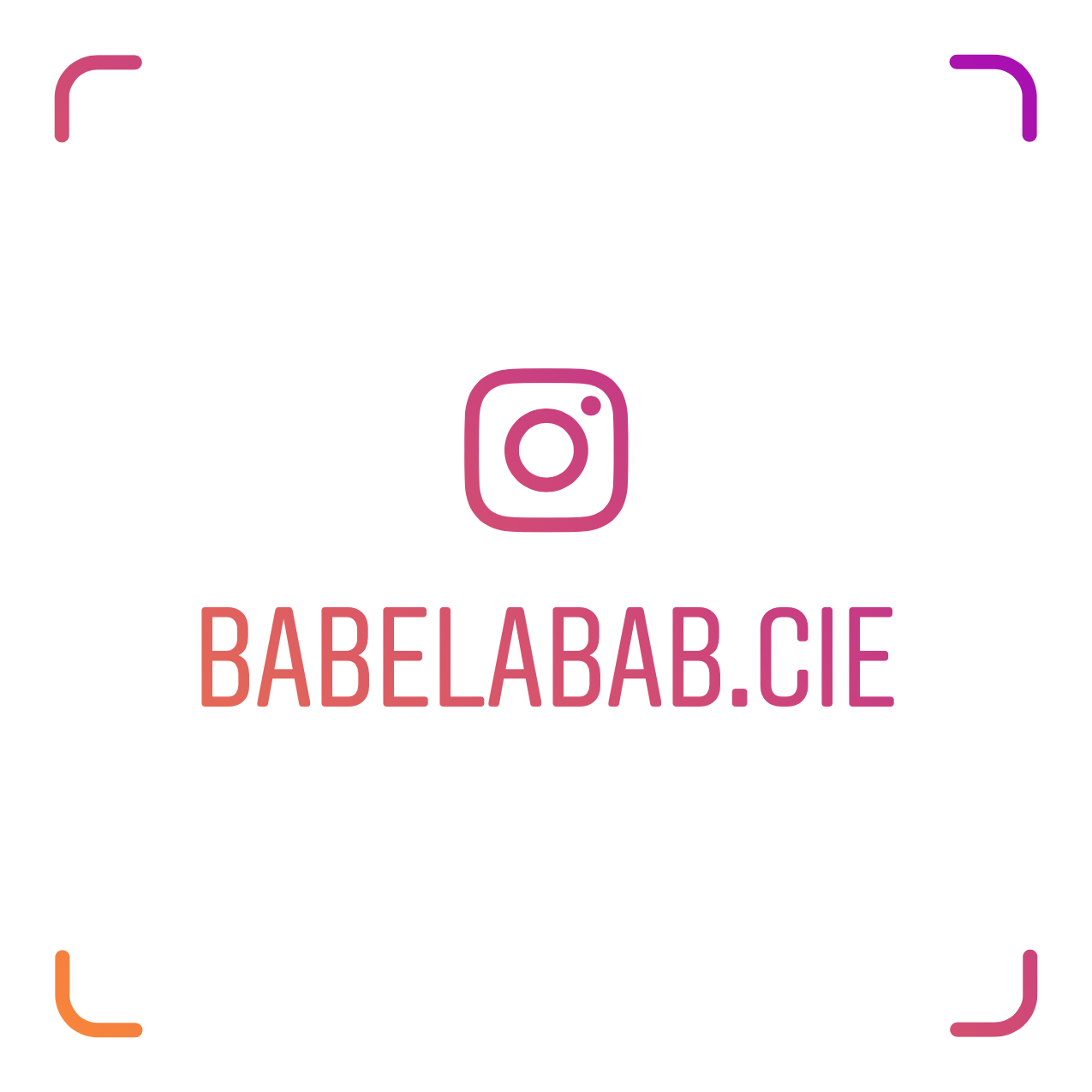 Babelabab cie nametag