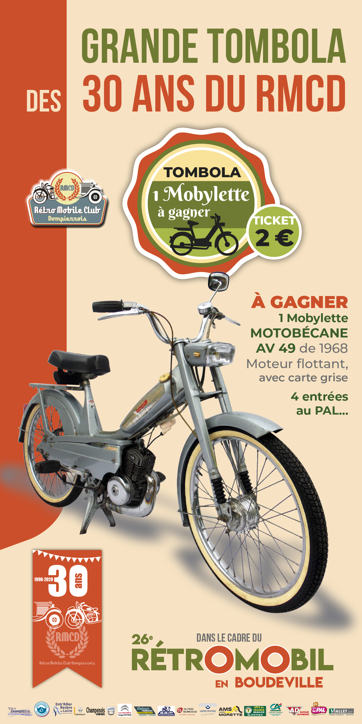RMCD 26eRetroMobil enBoudeville2020 Tombola
