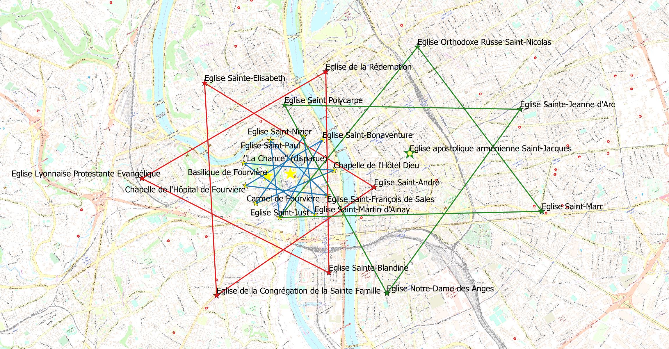Toutes les figures géométriques de Lyon