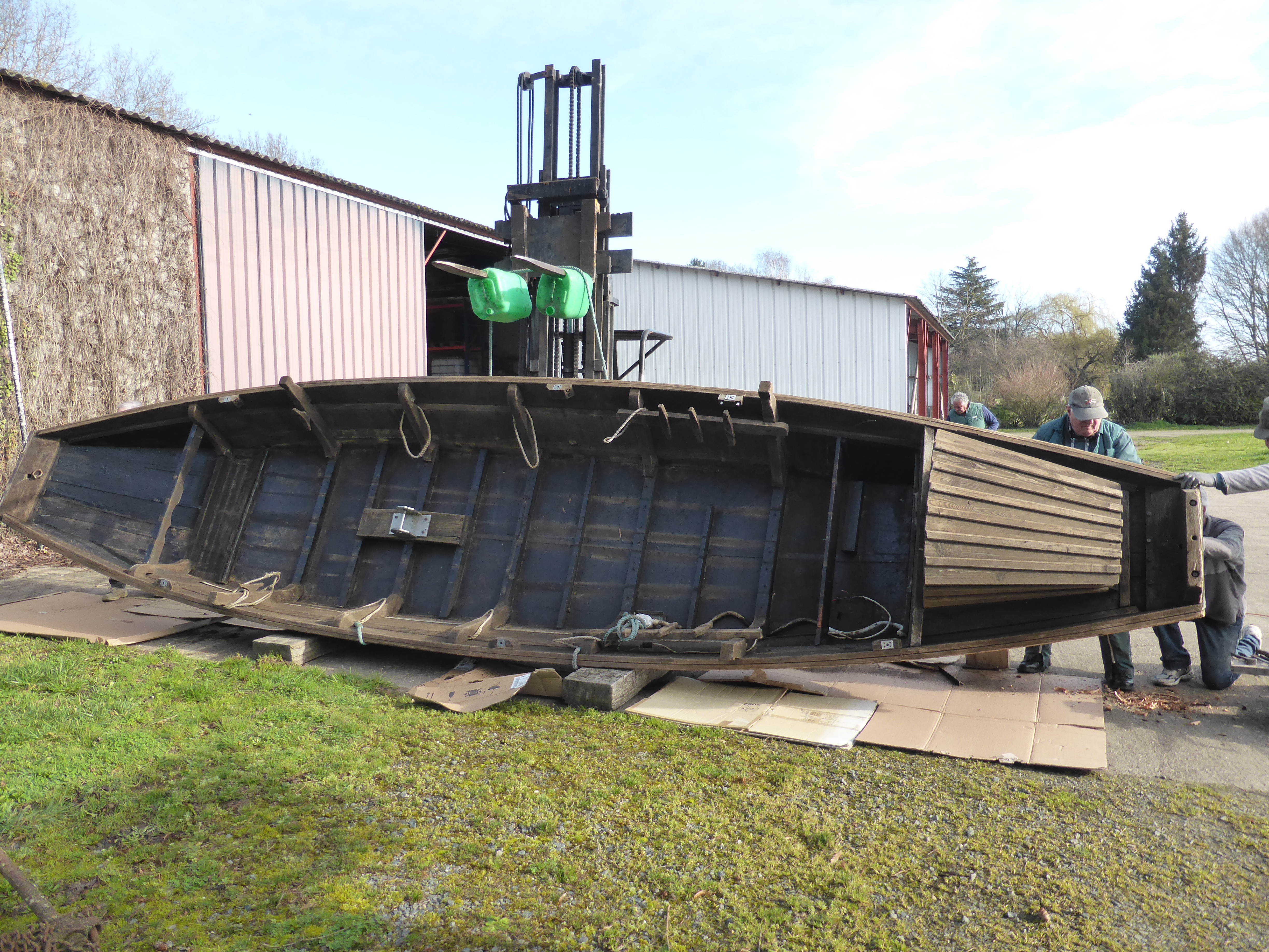 Pass en bouere sur le flan