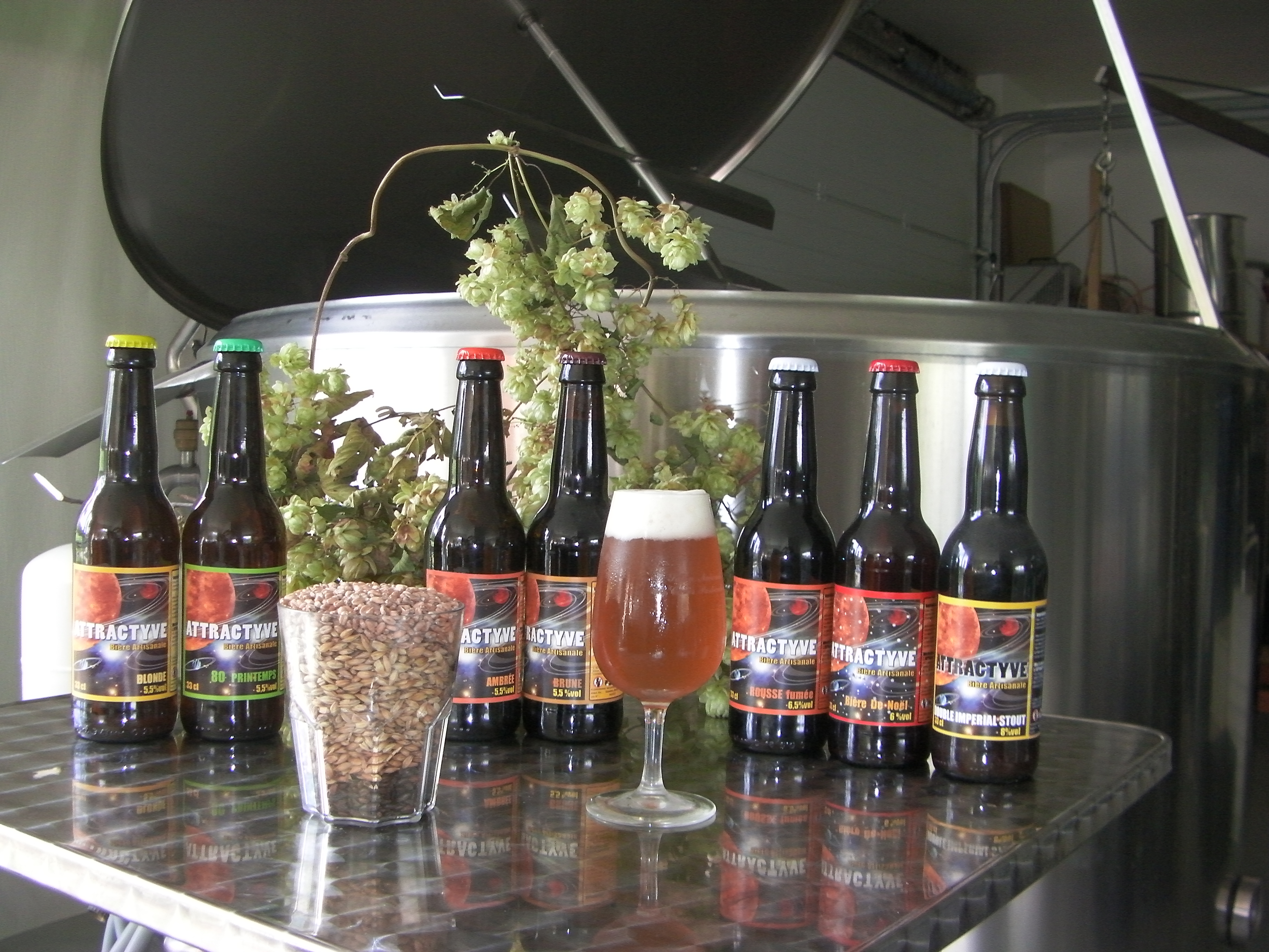 Bieres et cuve
