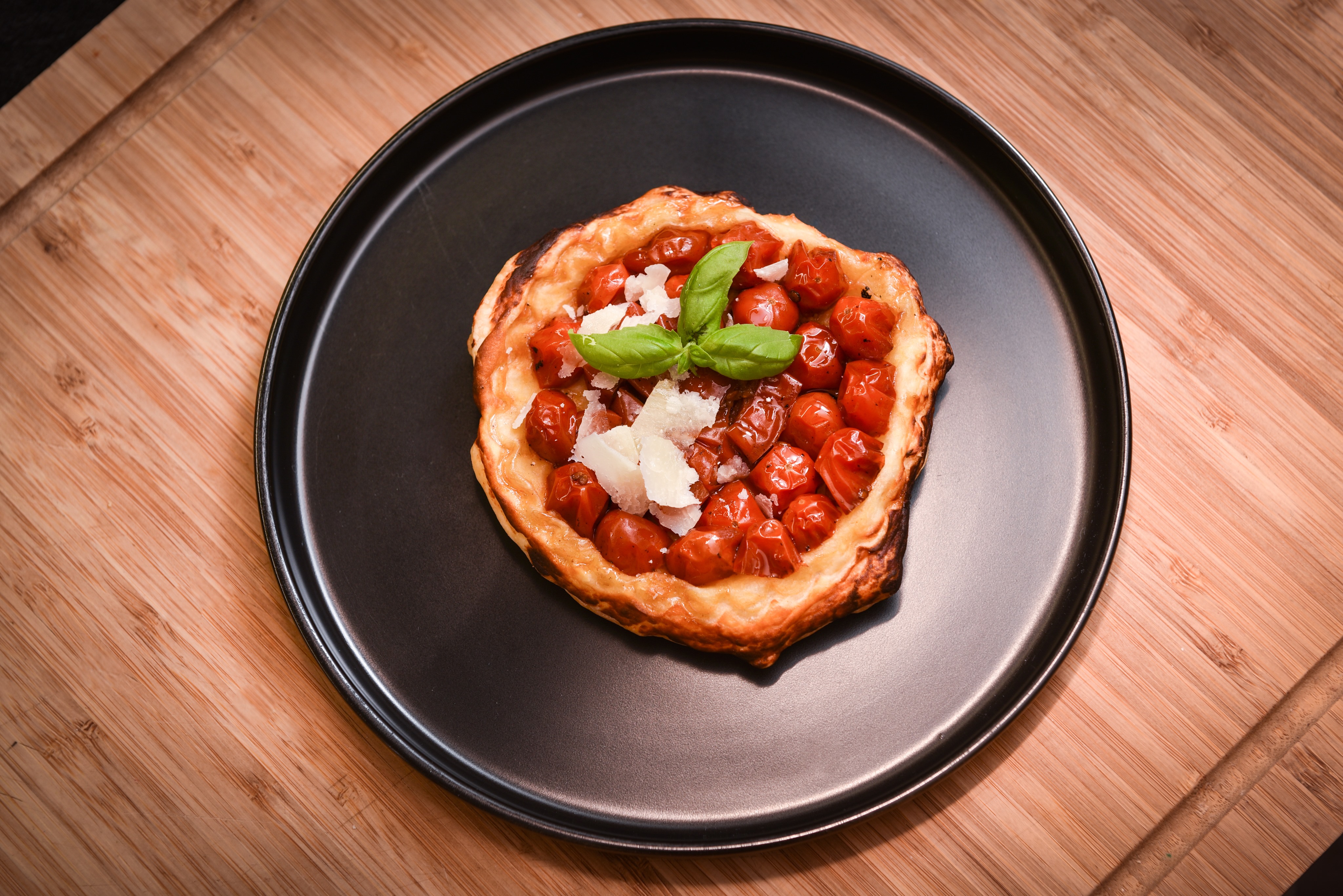 Tarte tatin aux tomates cerises