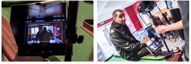 Galerie d'image des photographie backstage, tournage plateau, video, reportage du site de christelle.d photographe professionnelle en haute garonne midi pyrénénées événementiel