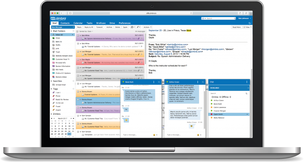 Zimbra UI 8 8