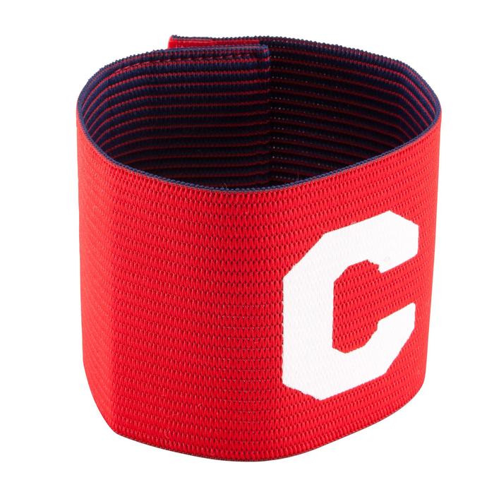 Brazalete de capit n Kipsta reversible rojo violeta