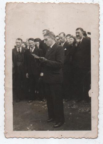 Maurice baeckeroot discours en 1947 monument