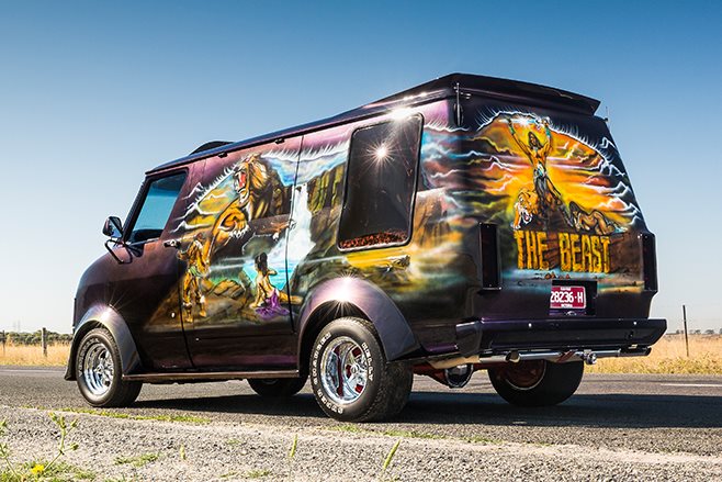 Bedford van rear