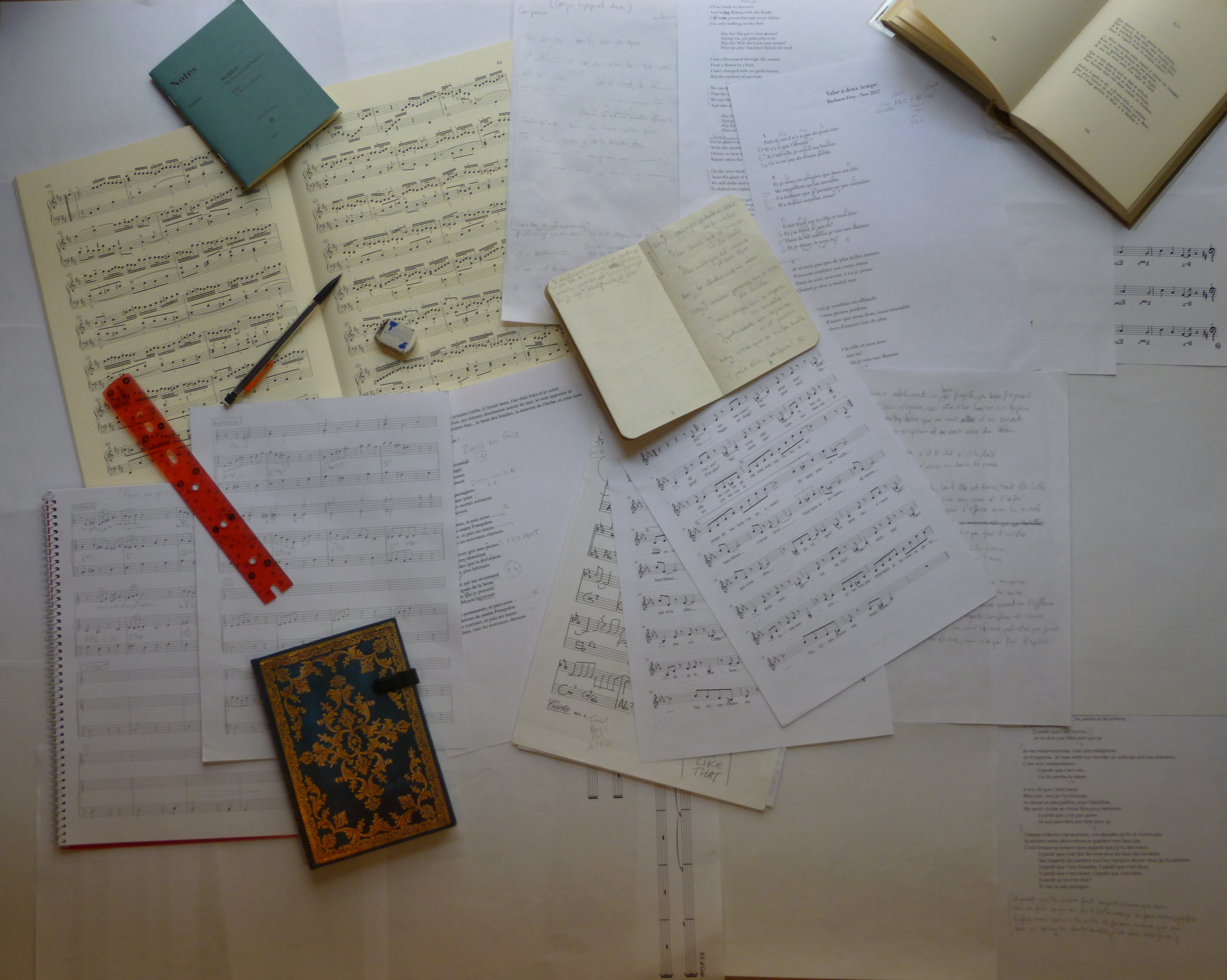 Fond e criture musique