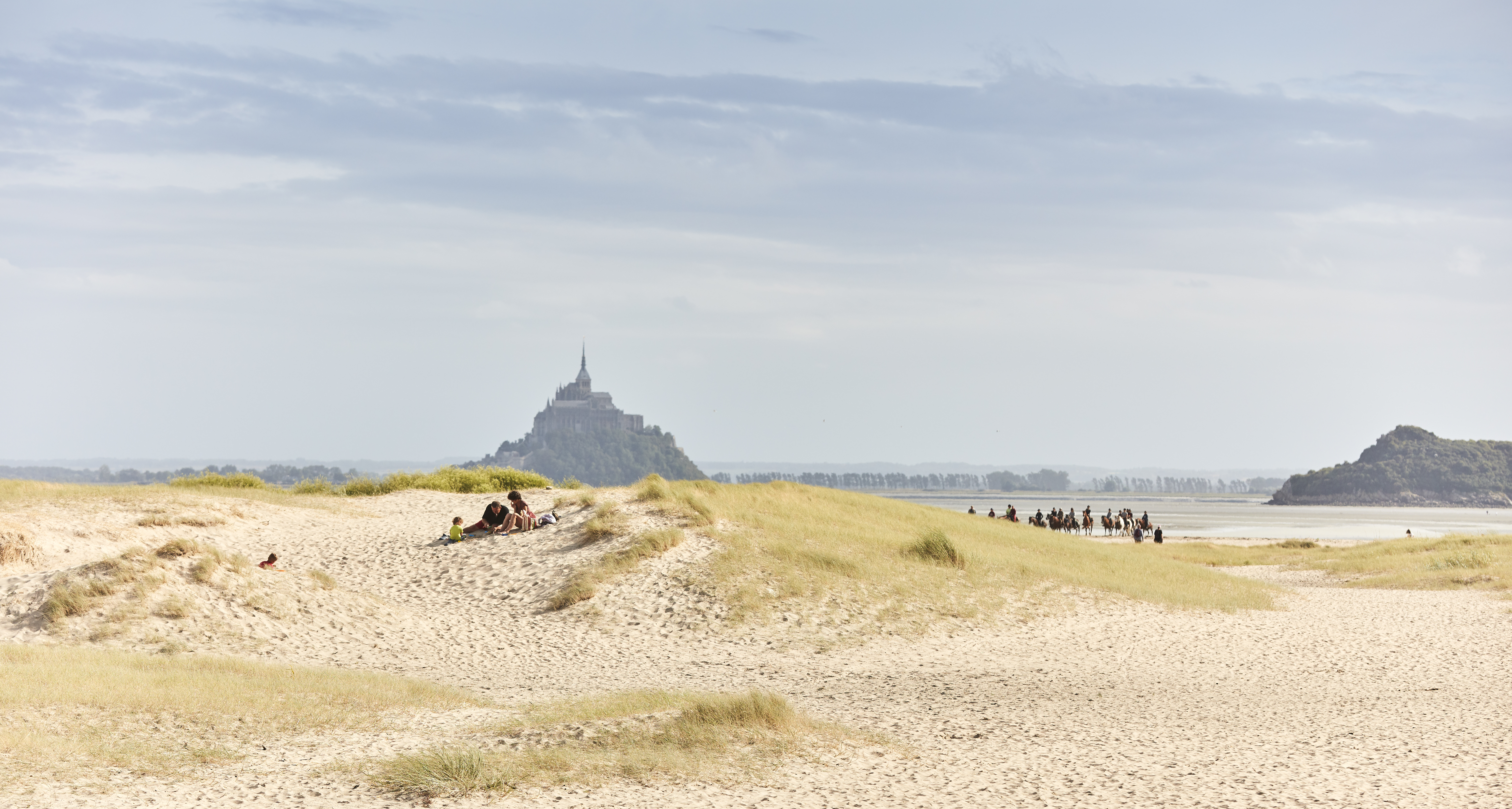 Vue Mont-Saint-Michel UNESCO PETR Baie Mont-Saint-Michel