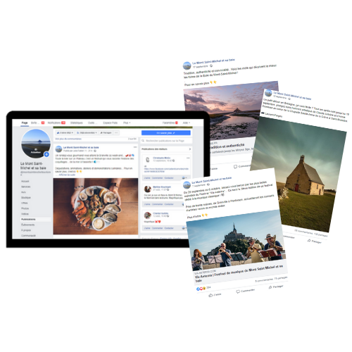 Facebook 40 ans inscription UNESCO Mont-Saint-Michel et sa baie