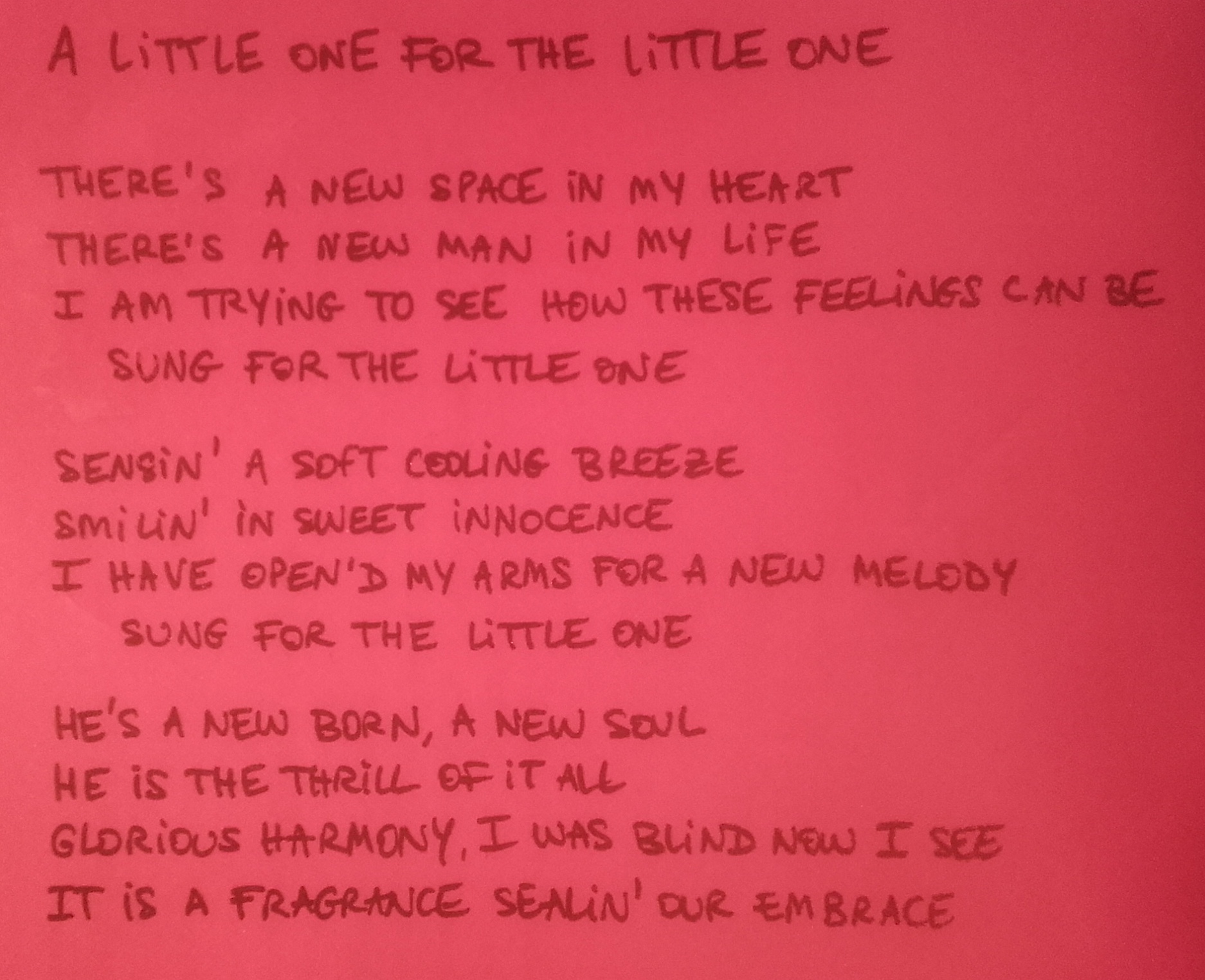 Image a little one