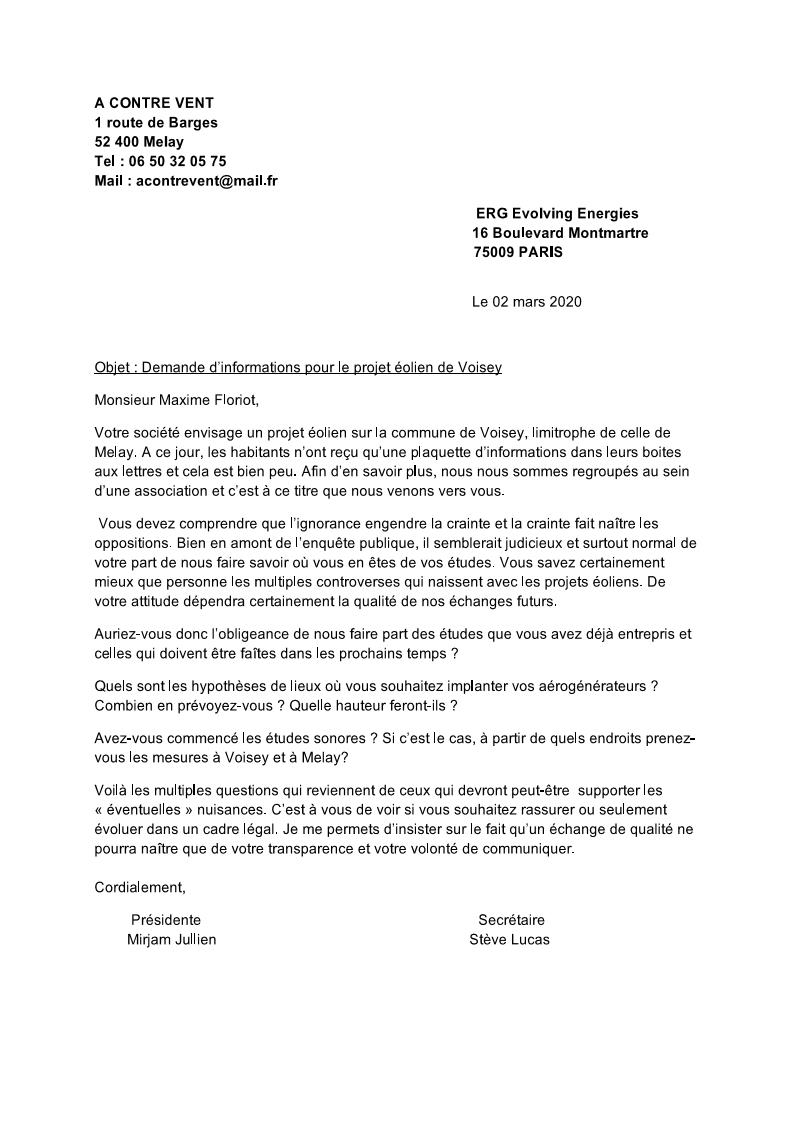 Lettre ERG 01 03 2020 Page 1
