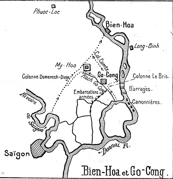 581px Map of Bien Hoa