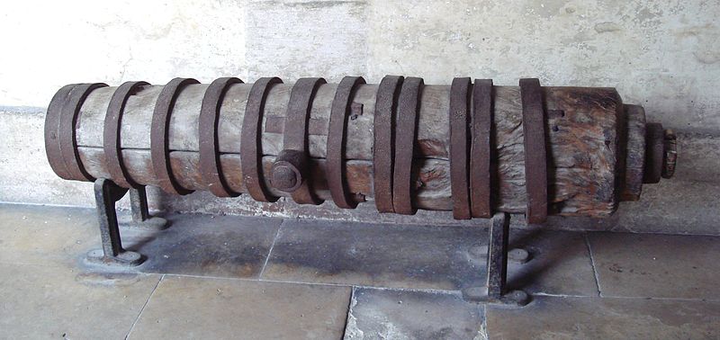800px Vietnamese wooden cannon captured at the Vinh Long citadel by the French on 23 March 1862