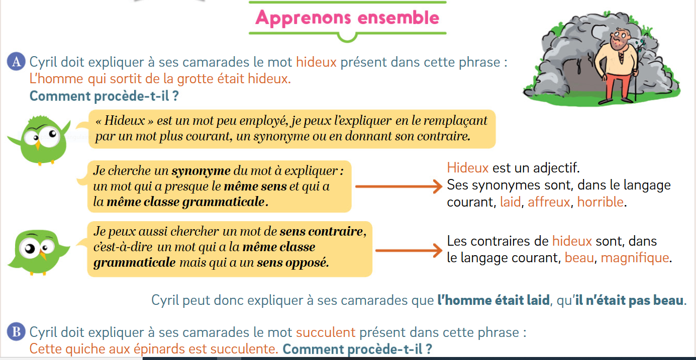 Vocabulaire