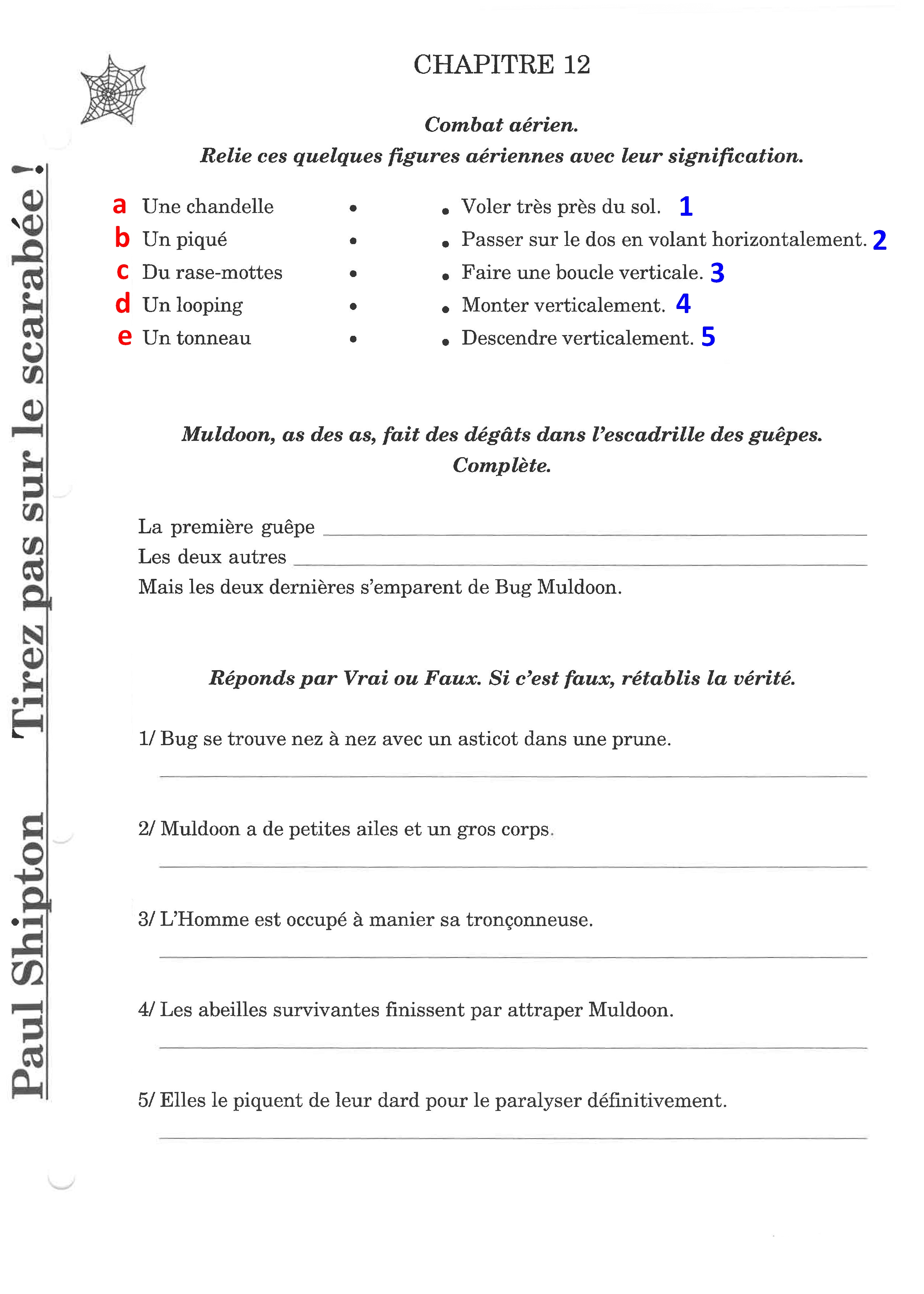 Tirez pas sur le scarabee Chapitre 12