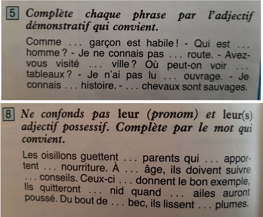 Determinant 1 et 2