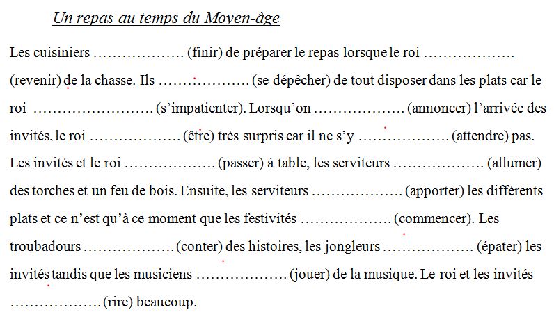 Passe simple imparfait