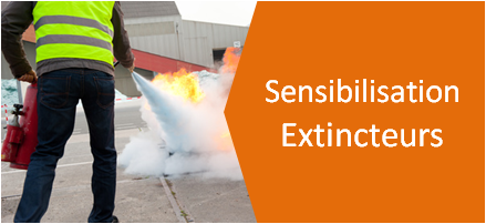 sensibilisation extincteur - atelier safety day