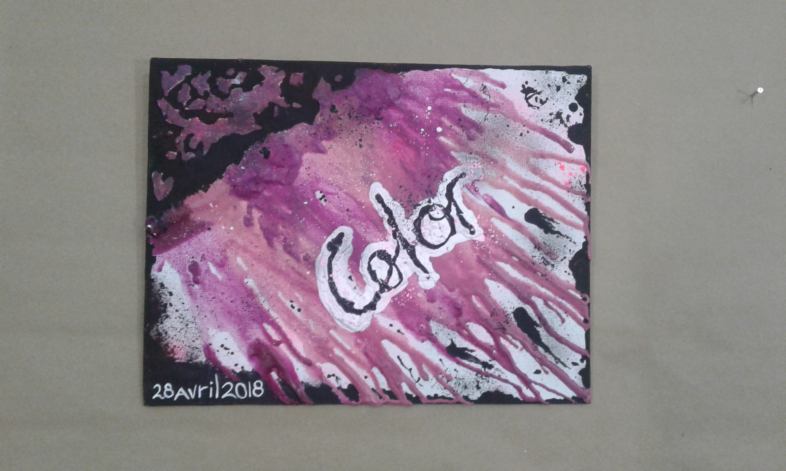 2018 04 28 crayons de cire 7 x9 