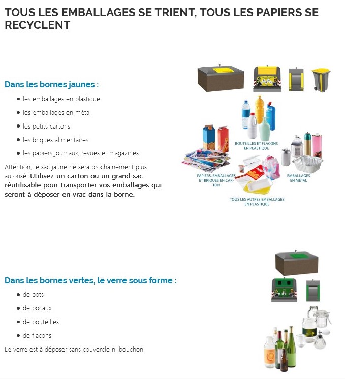 Consignes tri 1