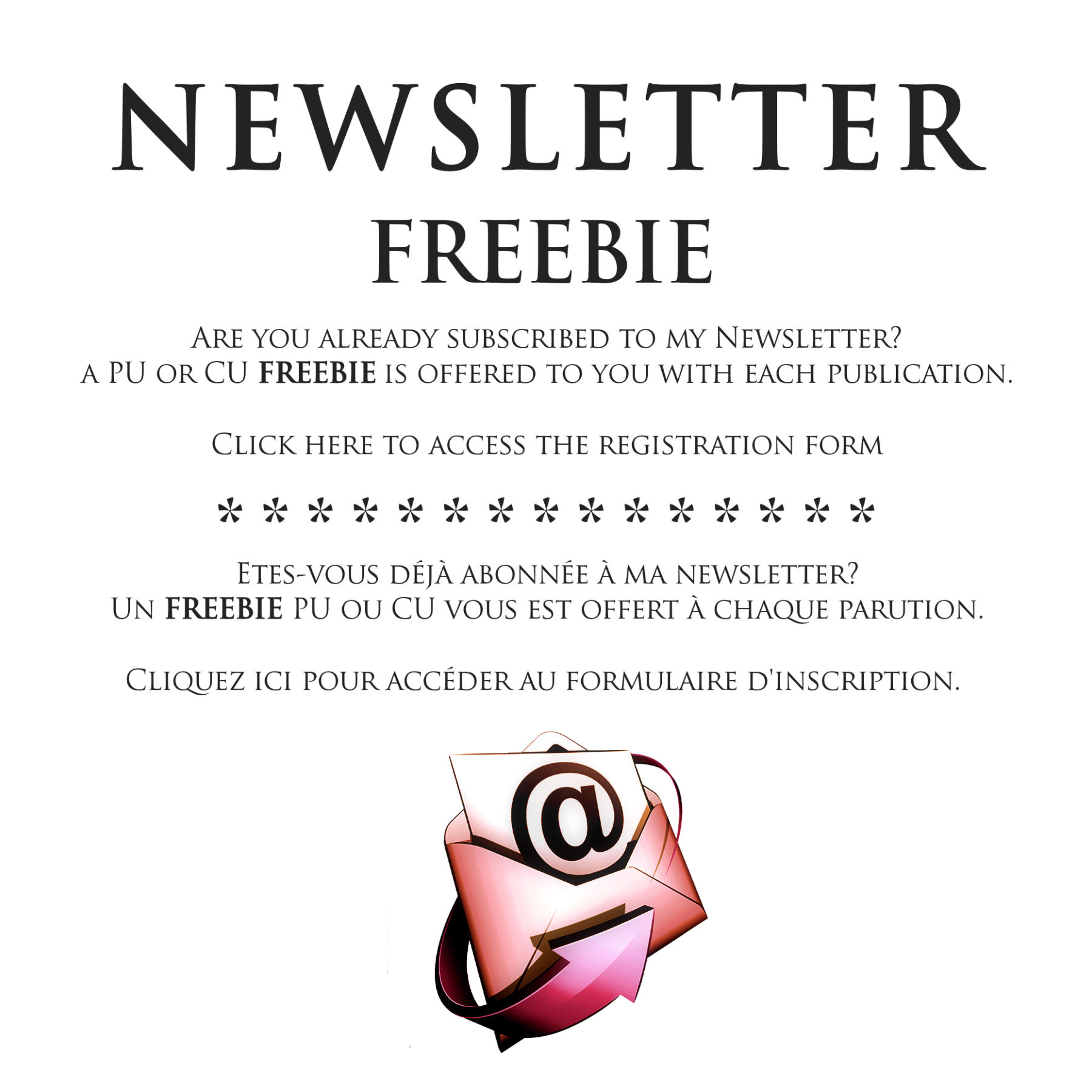 Newsletter freebie