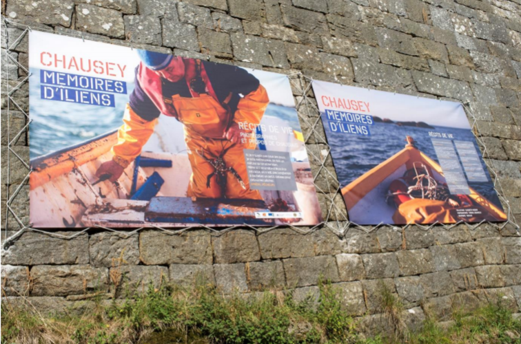 Exposition Mémoires d'iliens Chausey PETR Baie du Mont-Saint-Michel