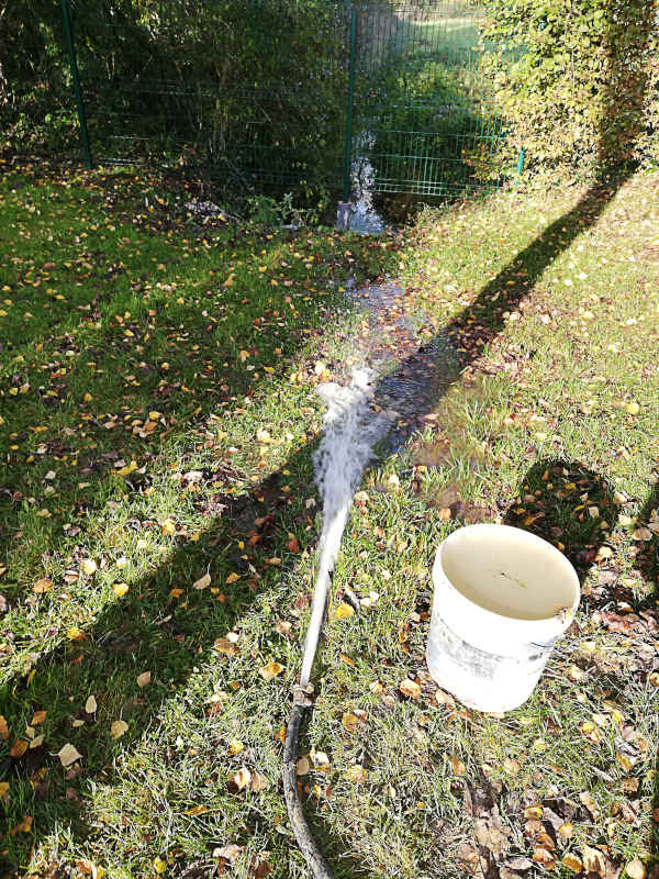 Forage eau debit