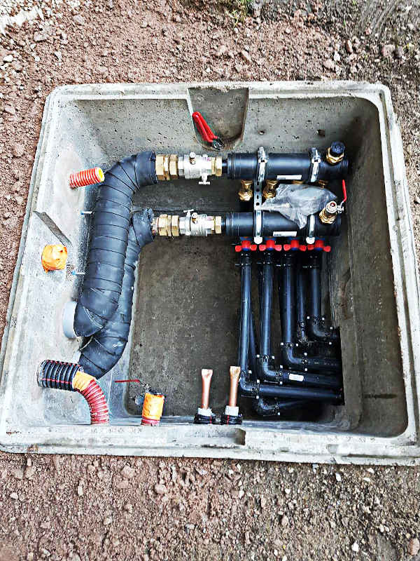 Forage geothermie installtion
