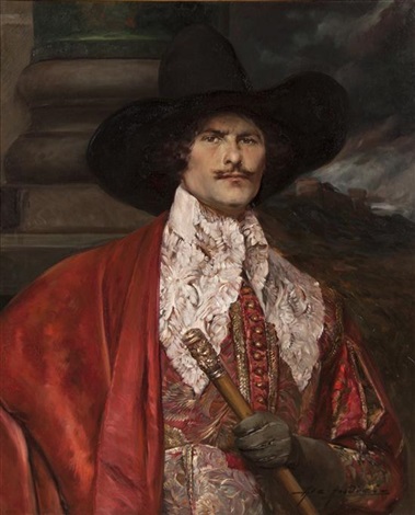 Alex de andreis portrait of a musketeer