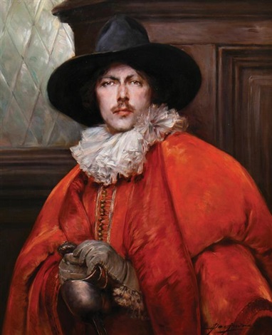 Alex de andreis cavalier with moustache
