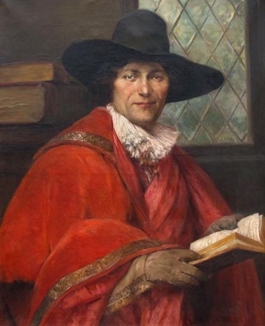 Alex de andreis cavalier with book