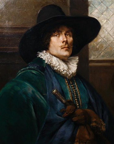 Alex de andreis cavalier in a green cape