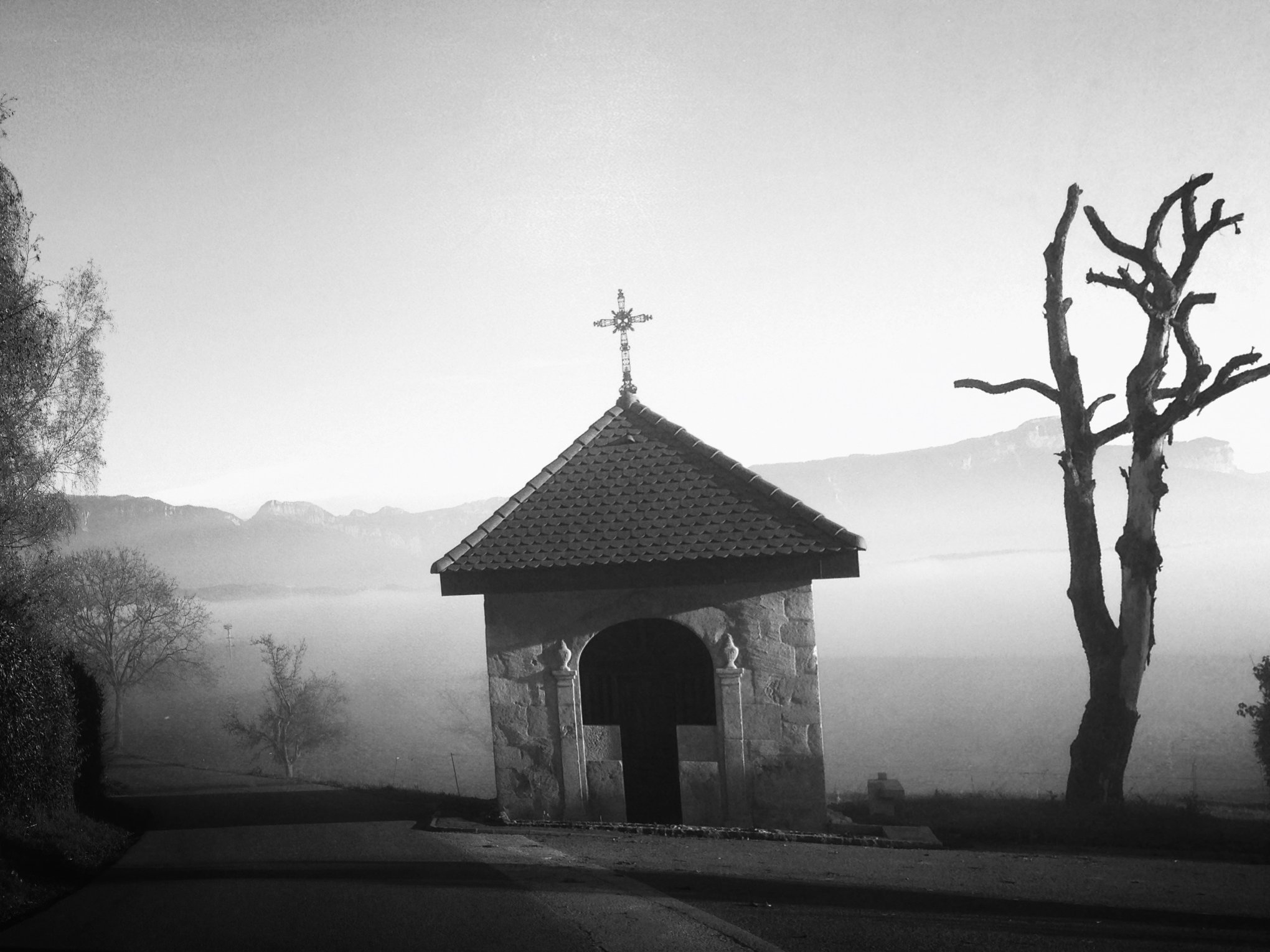 La chapelle avant sa rénovation. 
Photographie : La Salévienne