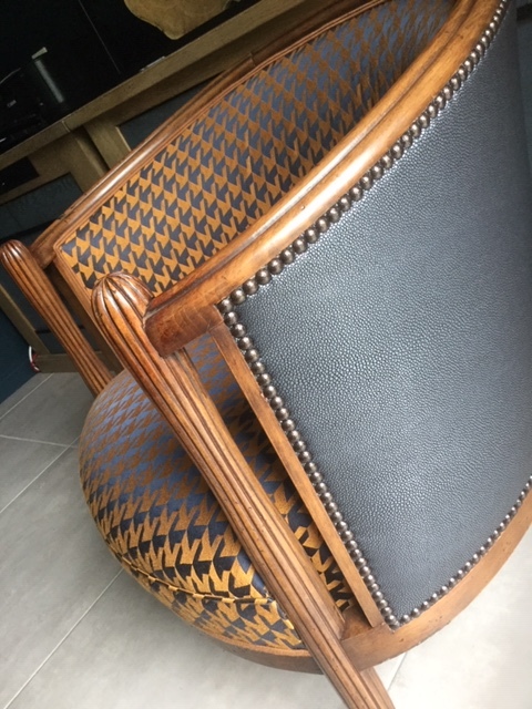 Relooking restauration refection fauteuil relooking de meuble gironde bordeaux saint medard en jalles tapissier decorateur atelier les renaissances medoc 1