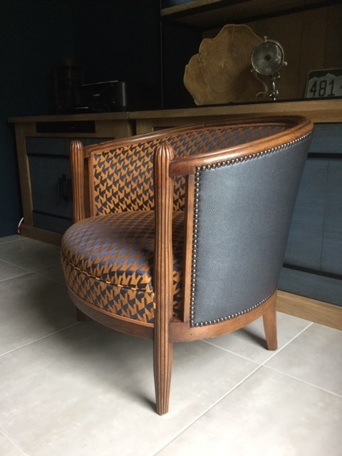 Relooking restauration refection fauteuil relooking de meuble gironde bordeaux saint medard en jalles tapissier decorateur atelier les renaissances medoc 2