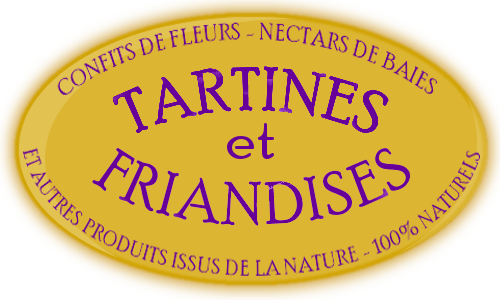 Logo Tartines et Friandises
Confits de fleurs, nectars de baies et autres produits issus de la nature
100% naturels