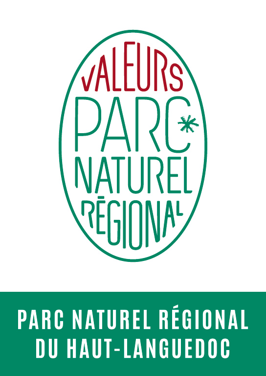 Logo Valeurs Parc Naturel Régional du Haut-Languedoc dont Tartines et Friandises fait partie