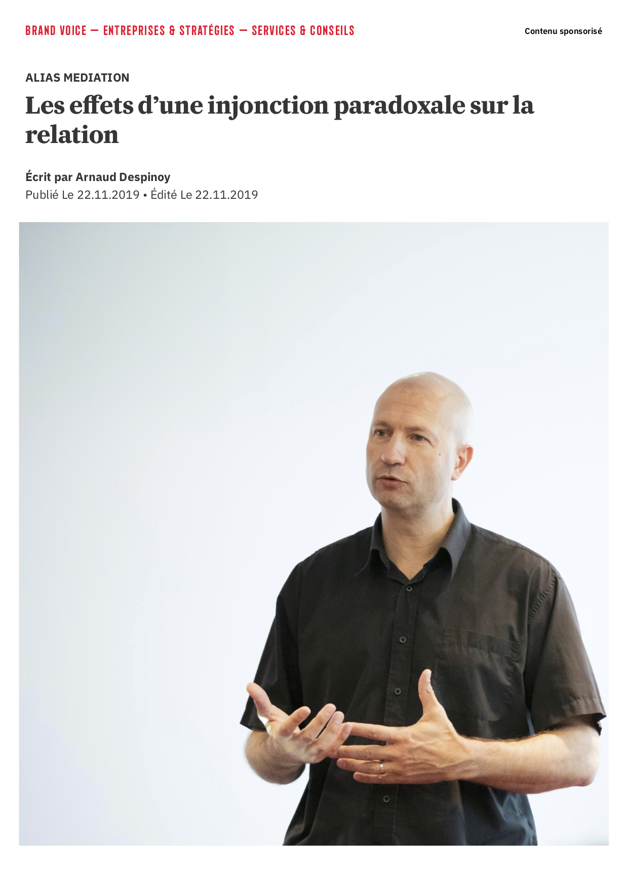  Les effets d une injonction paradoxale sur la relation Paperjam News