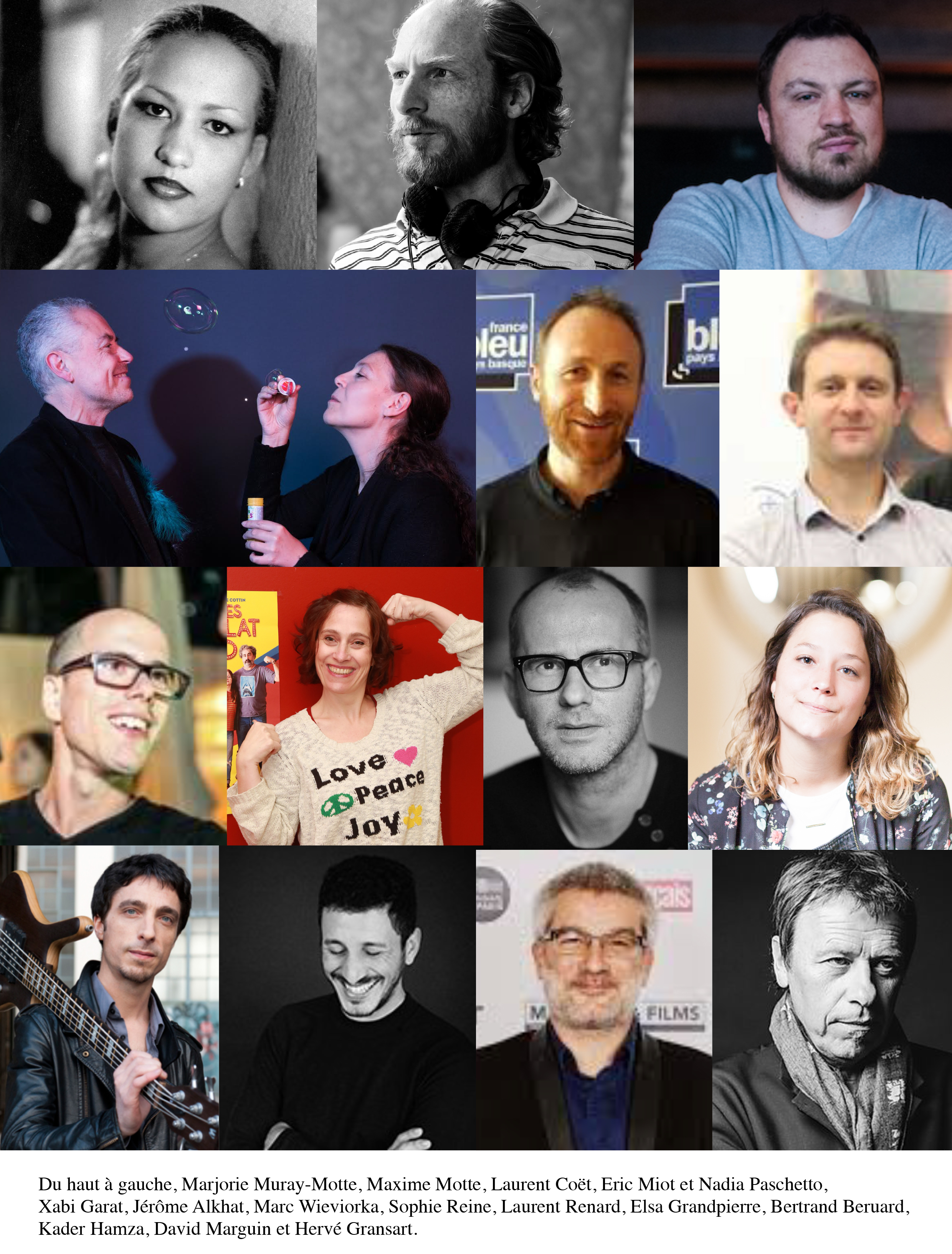 Photo communique de presse Collectif des 15