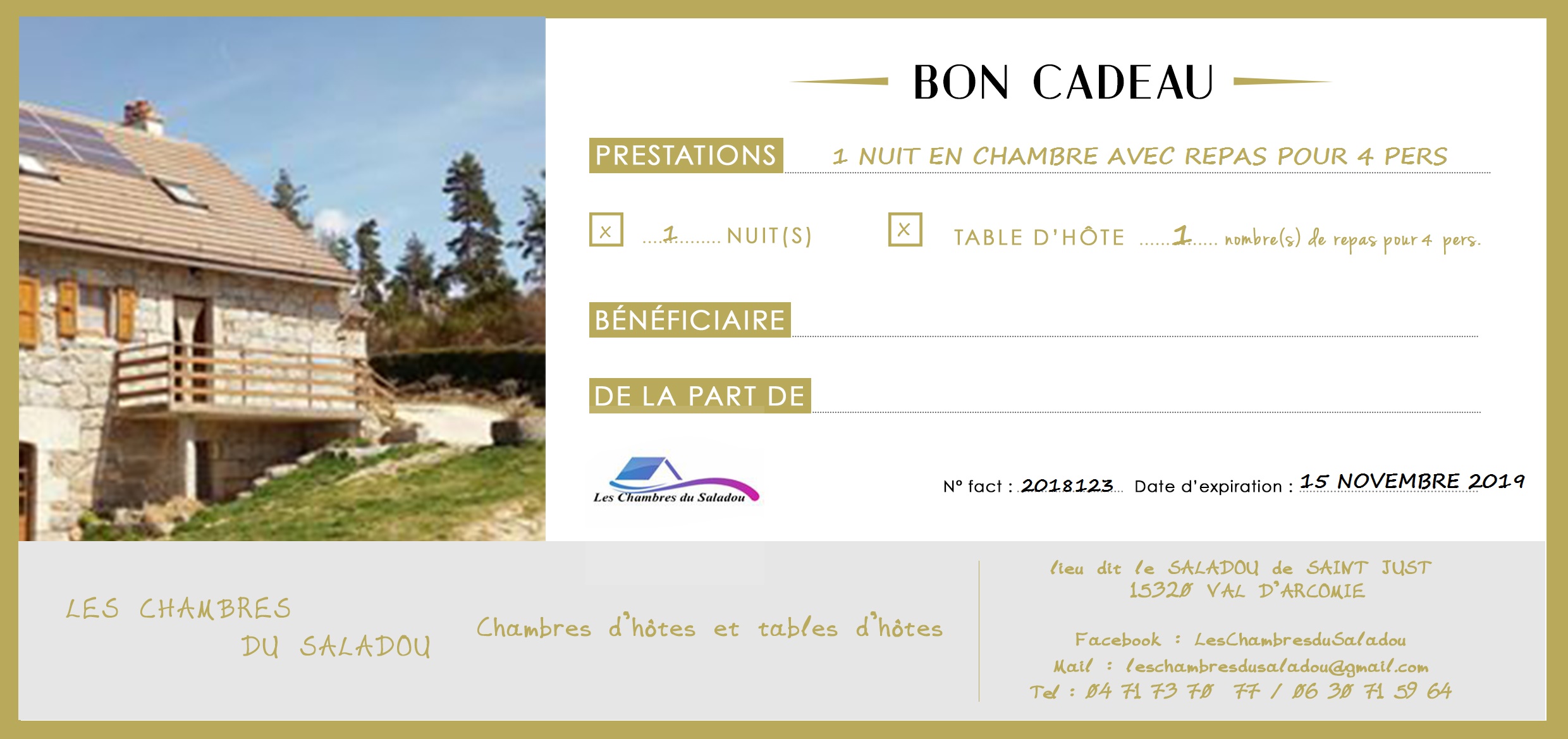 Bon cadeau