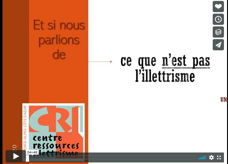 Vidéo réalisée par des collègues de Marseille.... courte et instructive !