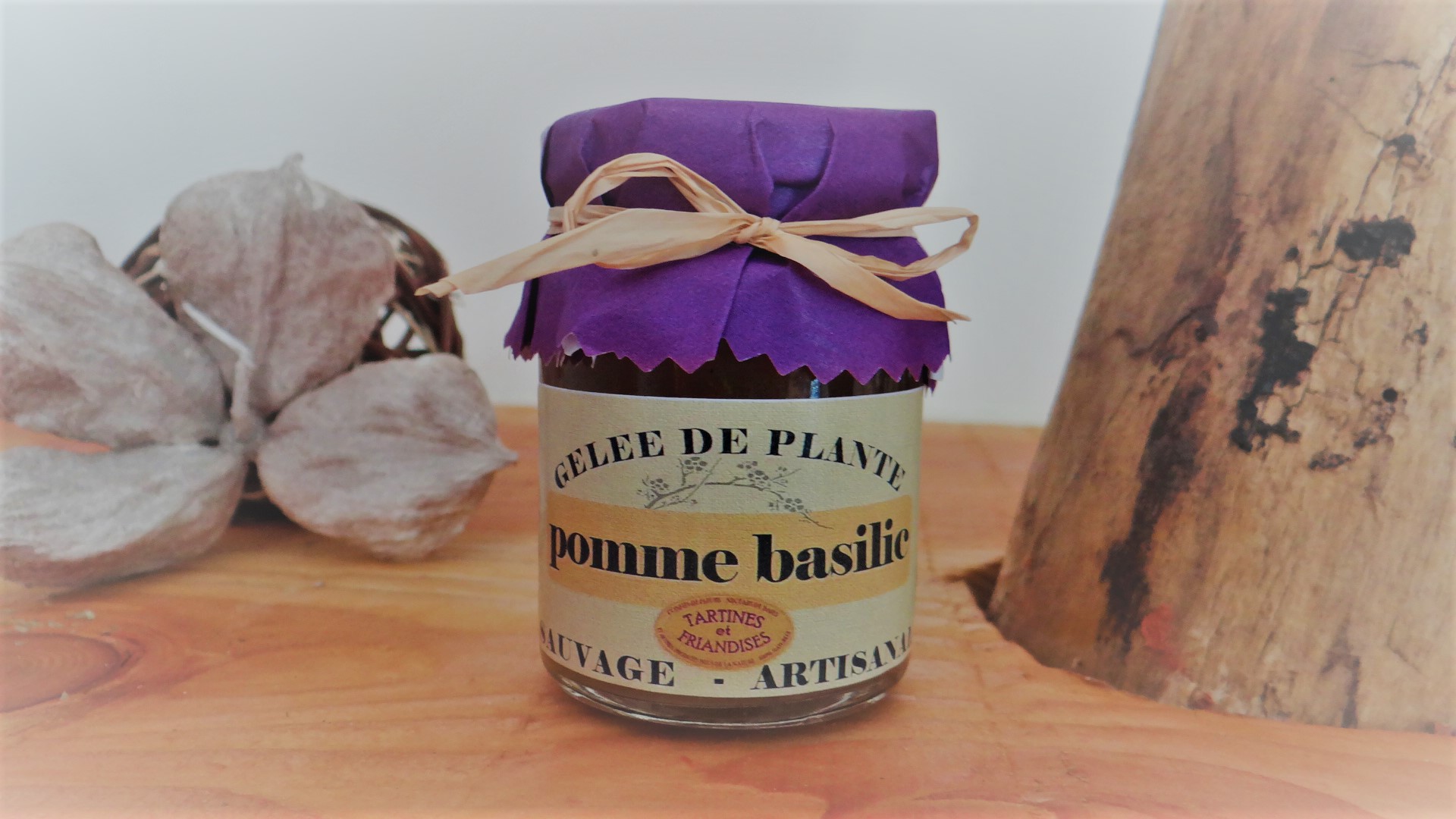 Gelée Pomme-Basilic - Cueillette, fabrication et mise en pot par Tartines et Friandises