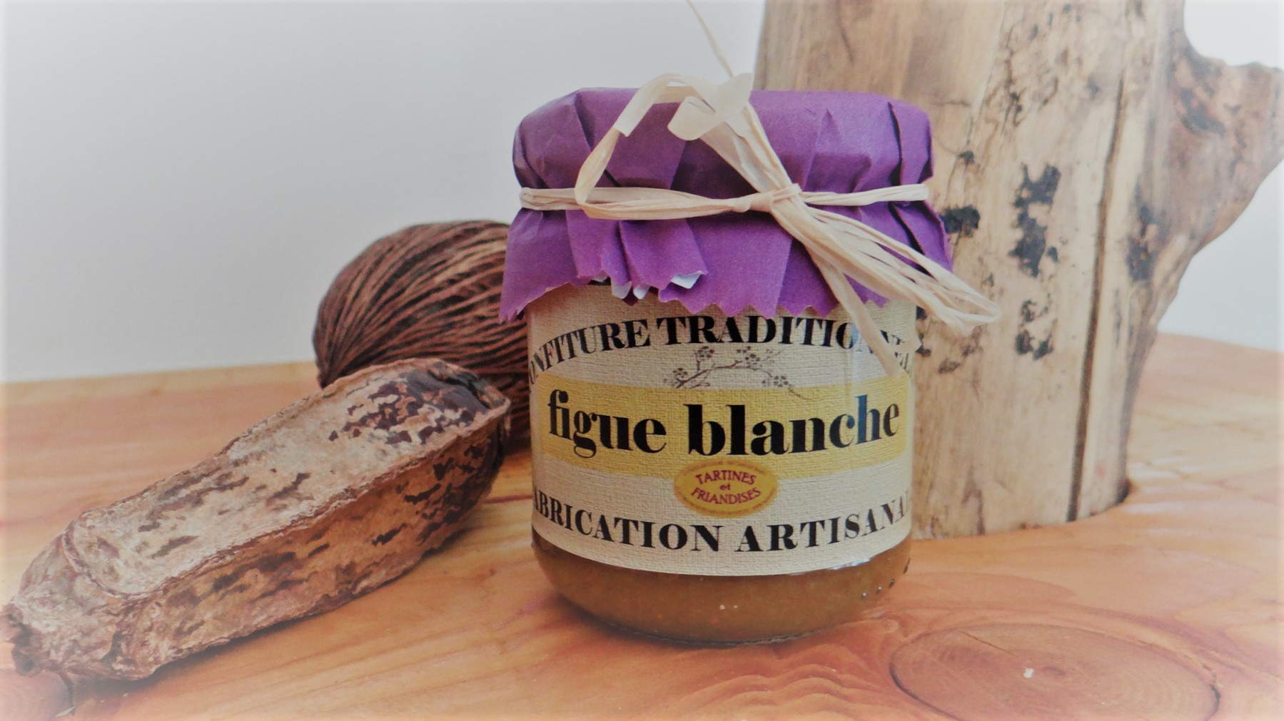 Confiture de Figue blanche - Cueillette, fabrication et mise en pot par Tartines et Friandises