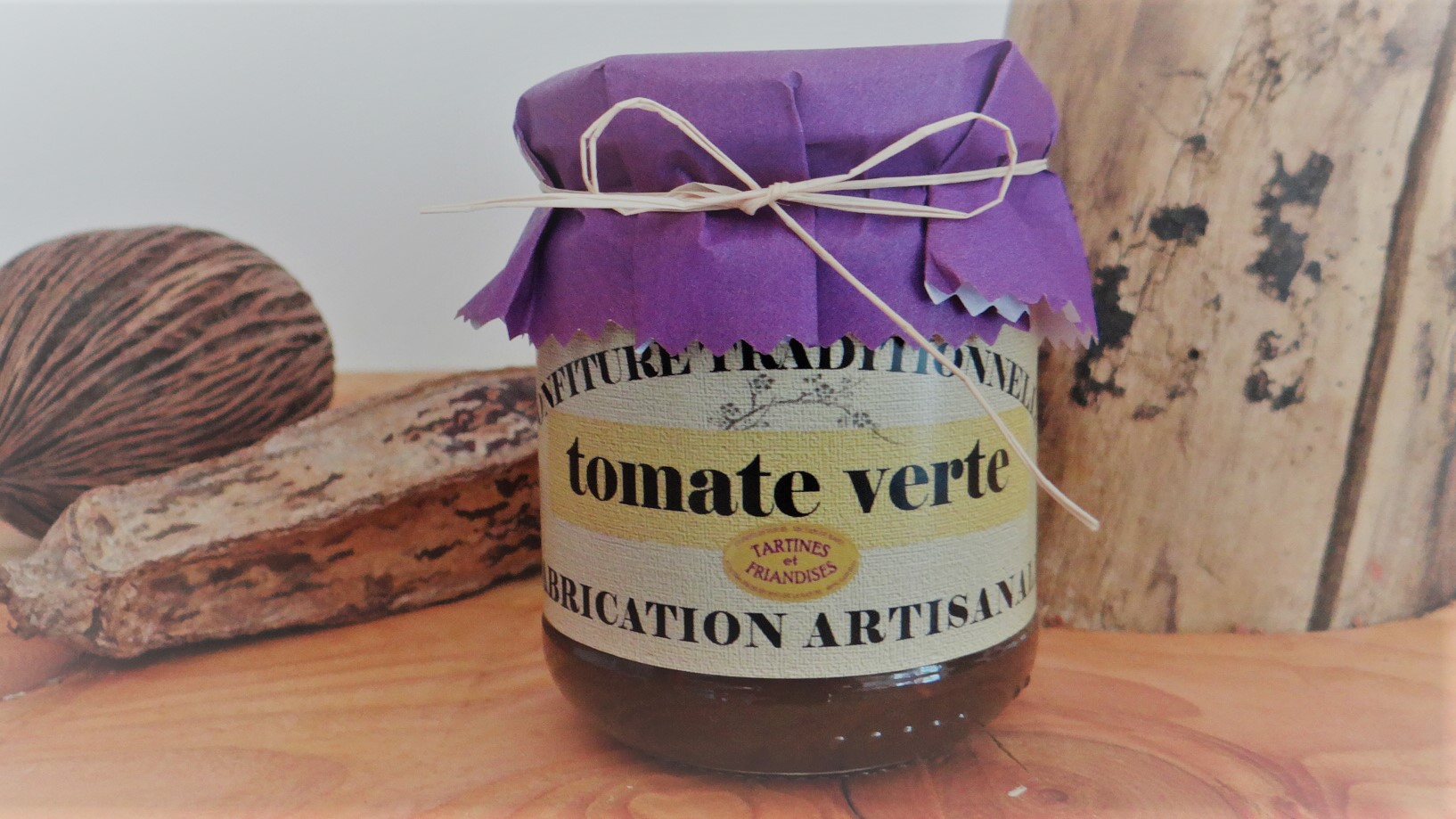 Confiture de Tomate verte - Cueillette, fabrication et mise en pot par Tartines et Friandises