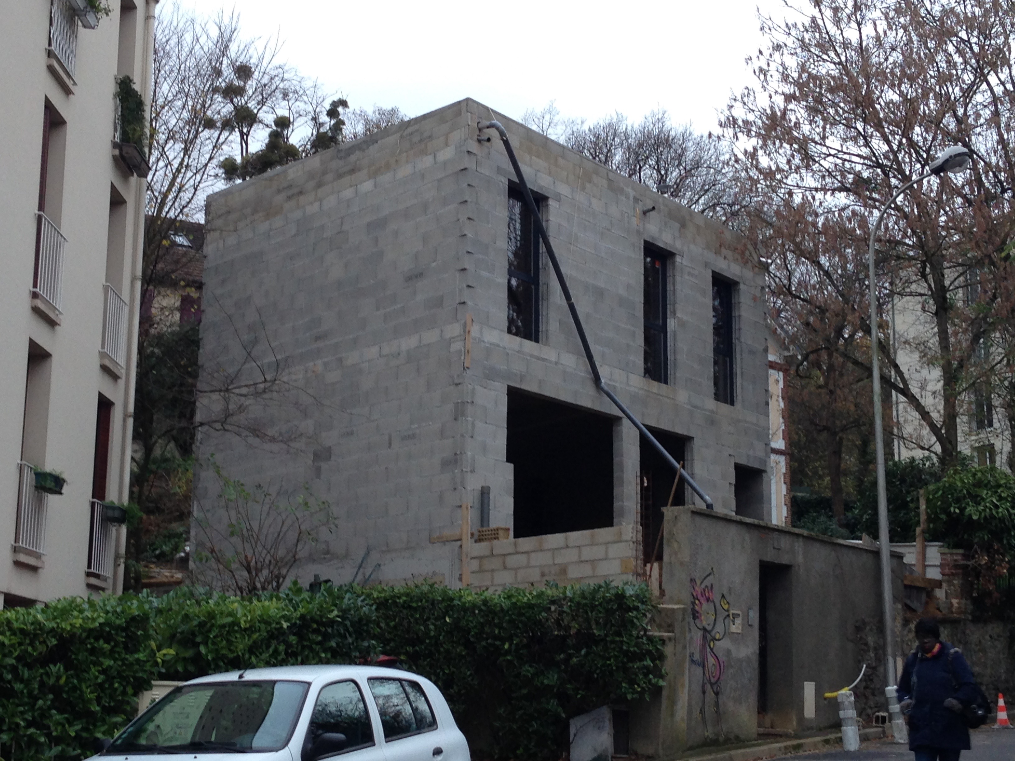 Maison meudon exterieur rue travaux